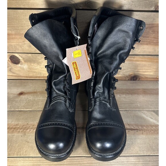 Mens Size 10.5 Corcoran Black Leather 1525 Field Jump  Black Leather Boots USA main image 3